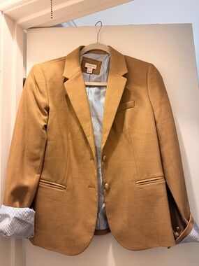 J. Crew Women's Camel/Tan Tailored Blazer